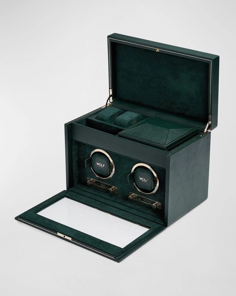 British Racing Double Watch Winder with Storage 商品