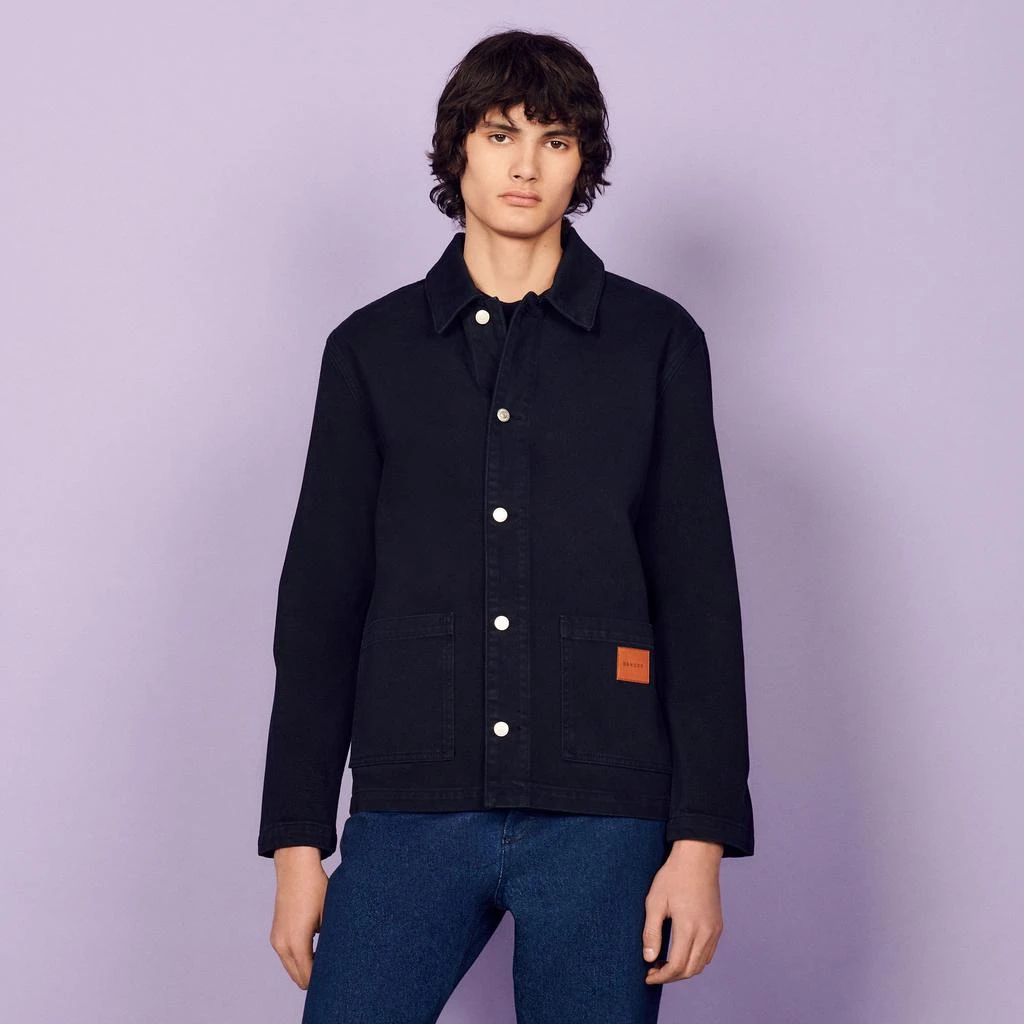 商品Sandro|Denim overshirt,价格¥2783,第1张图片