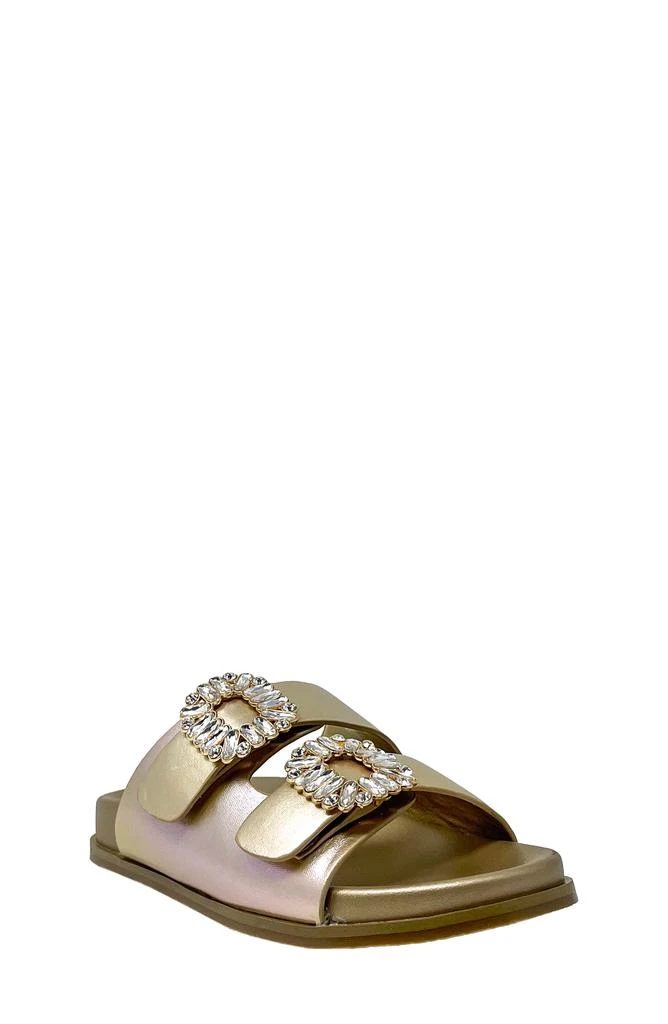 商品SHUSHOP|Kids' Bridget Rhinestone Buckle Slide Sandal,价格¥183,第1张图片