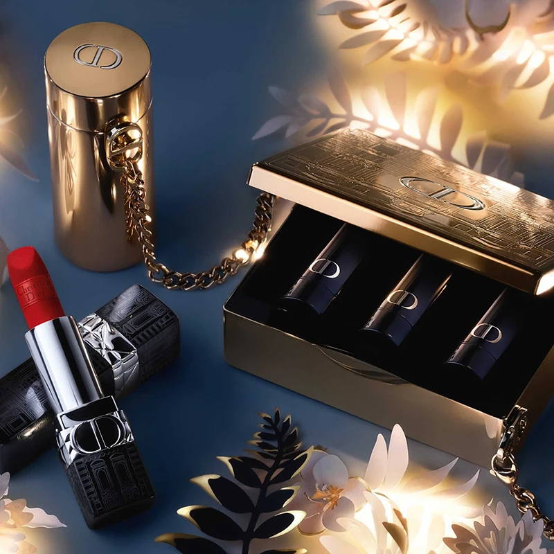 Dior迪奥 圣诞限量烈艳蓝金唇膏4件套 口红3.5gx4 商品