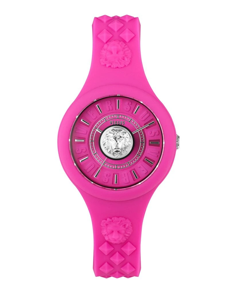 商品Versus Versace|Fire Island Lion Strap Watch,价格¥601,第1张图片