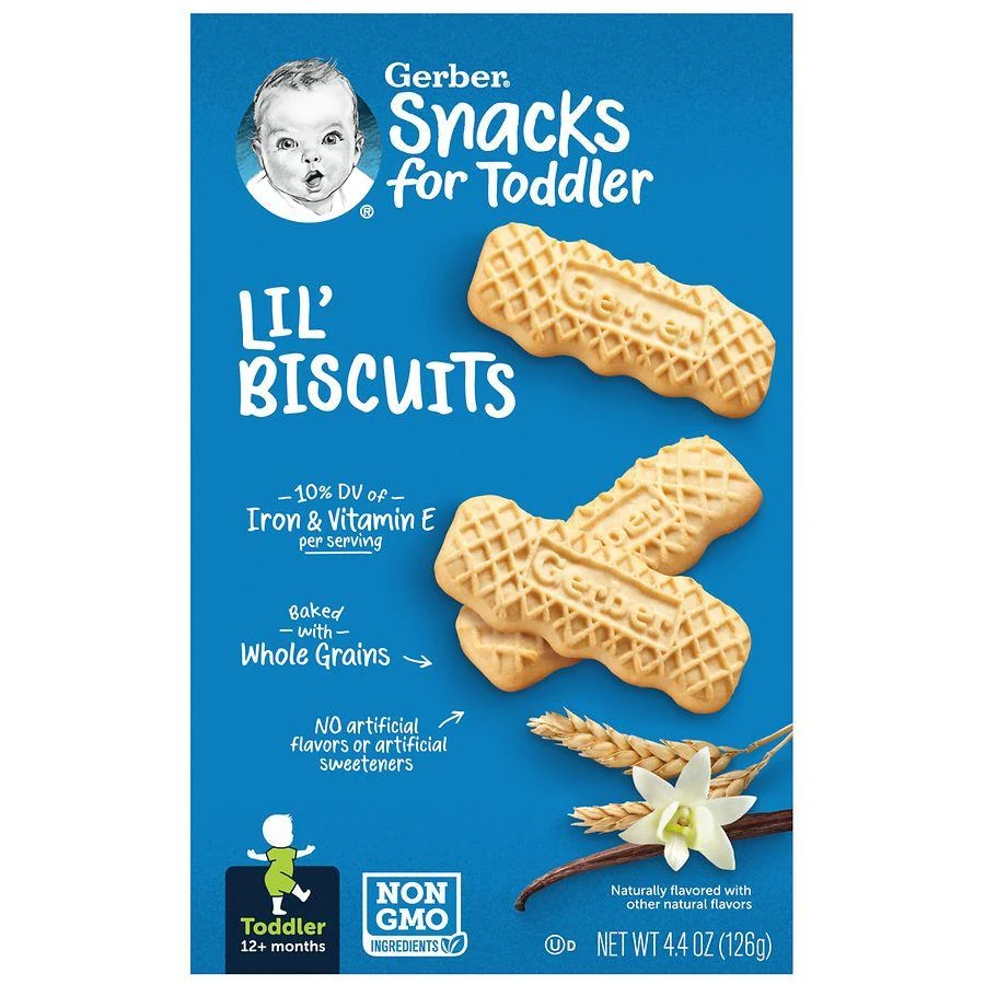 商品Gerber|10个月以上宝宝磨牙饼干,价格¥26,第1张图片