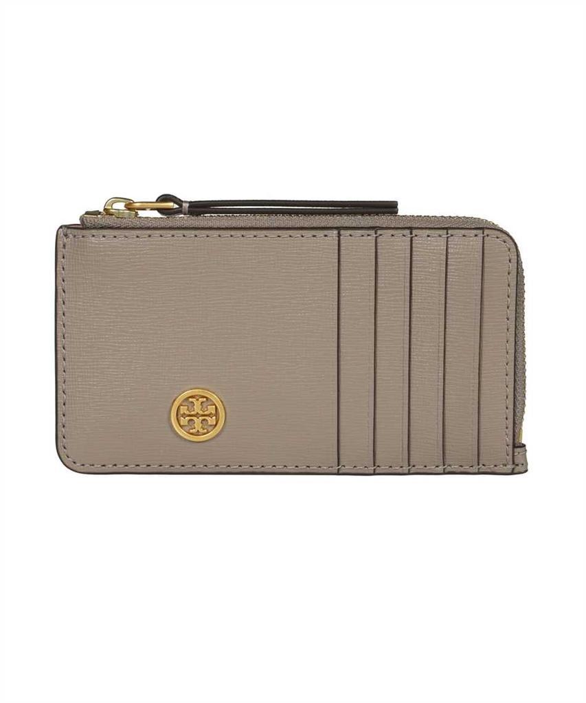 商品Tory Burch|Tory Burch ROBINSON TOP-ZIP Card holder,价格¥1241,第1张图片