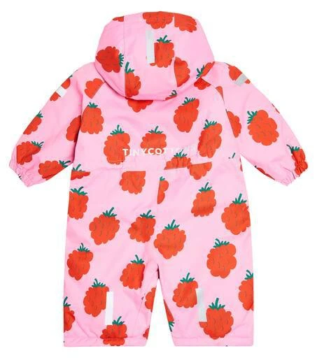 商品Tinycottons|Baby Raspberries padded snowsuit,价格¥960,第2张图片详细描述