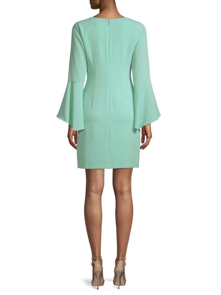 商品Karl Lagerfeld Paris|Classic Bell-Sleeve Shift Dress,价格¥375,第2张图片详细描述