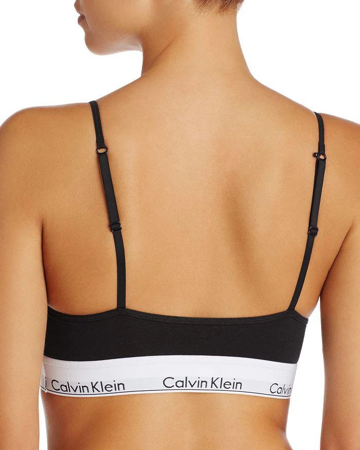 商品Calvin Klein|Modern Cotton Unlined Bralette,价格¥159,第2张图片详细描述