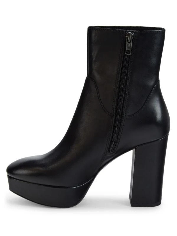 商品Ash|​Amazon Block Heel Leather Ankle Boots,价格¥715,第4张图片详细描述