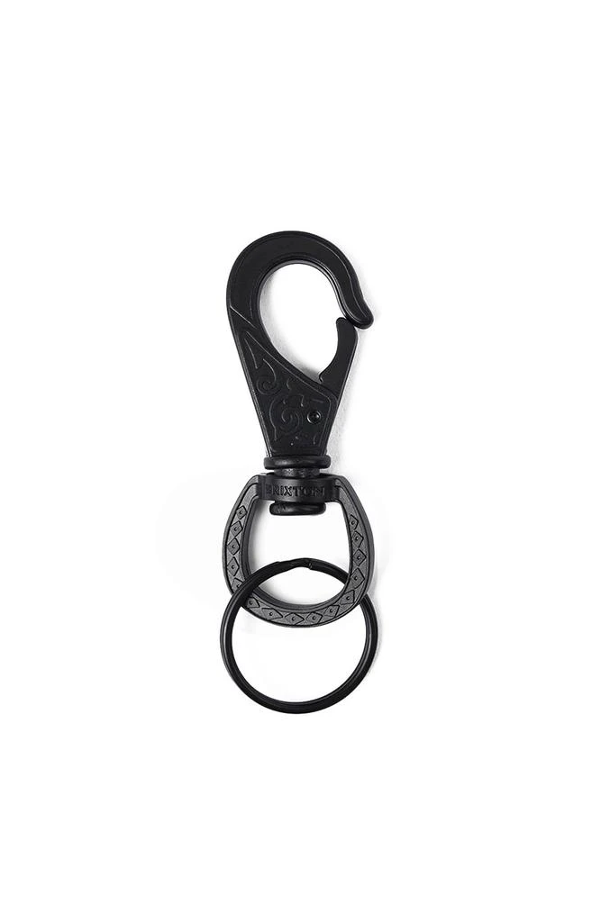商品Brixton|Scroll Keychain - Matte Black,价格¥124,第2张图片详细描述