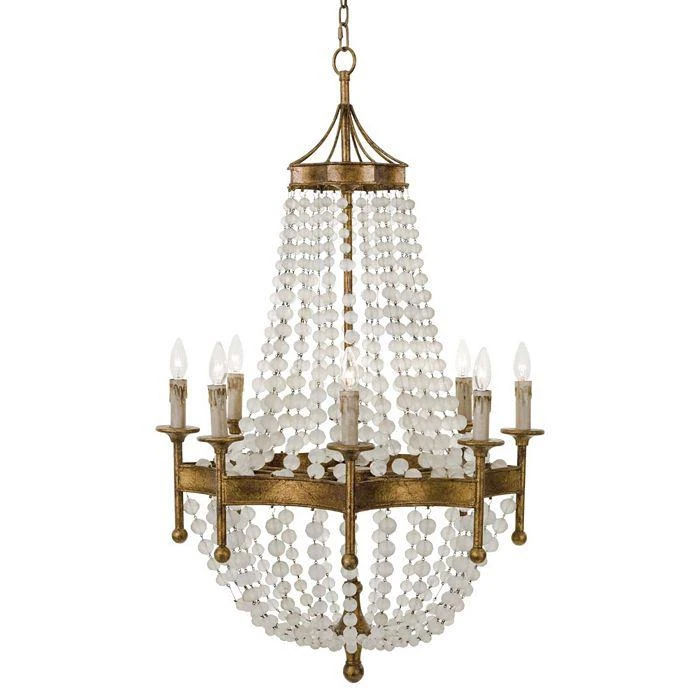 商品Regina Andrew|Design Frosted Crystal Bead 8 Light Chandelier,价格¥14881,第1张图片