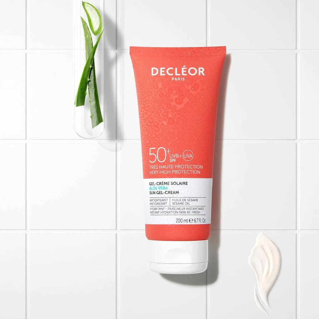 商品Decléor|DECLÉOR Aloe Vera Suncare Gel-Cream SPF50+ 200ml,价格¥305,第2张图片详细描述