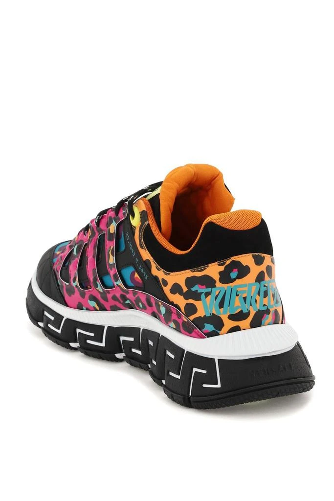 商品Versace|LEOPARD PRINT TRIGRECA SNEAKERS,价格¥4096,第2张图片详细描述