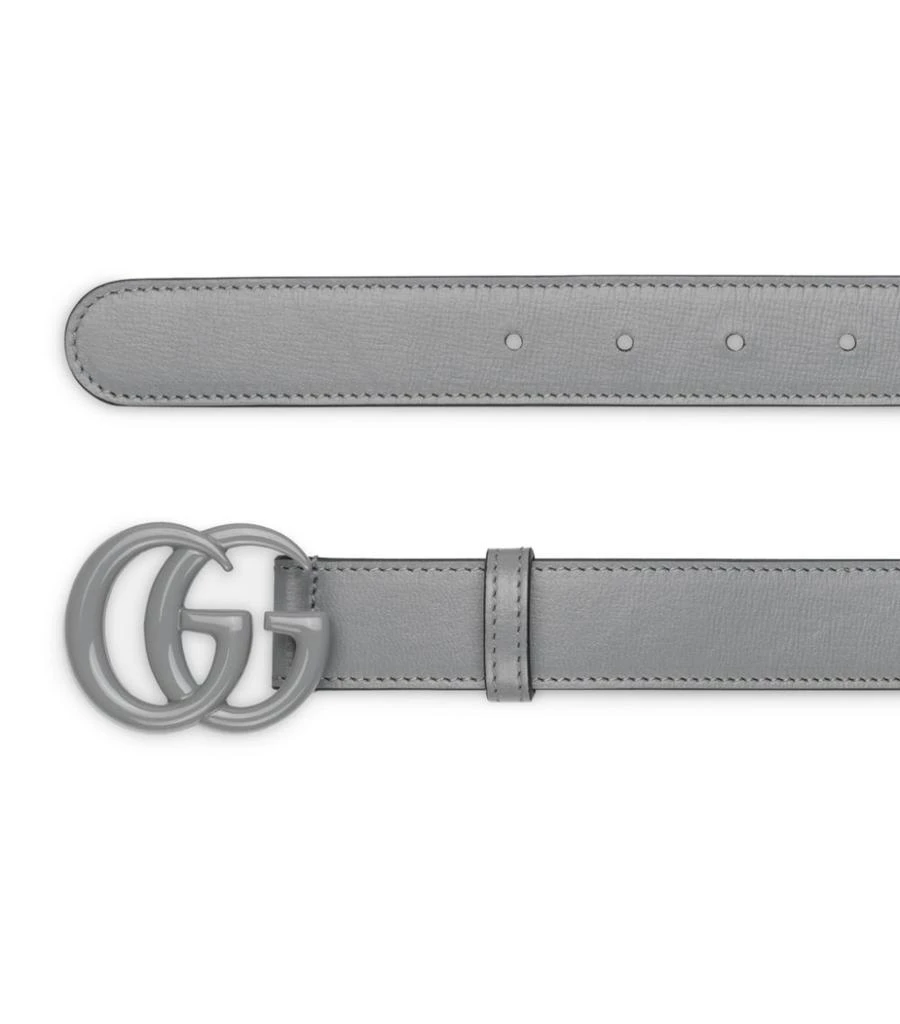 商品Gucci|Leather GG Marmont Belt,价格¥3637,第2张图片详细描述