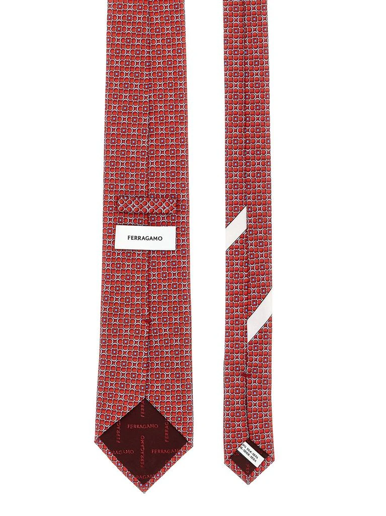 商品Salvatore Ferragamo|Printed Tie Ties, Papillon Red,价格¥1229,第2张图片详细描述