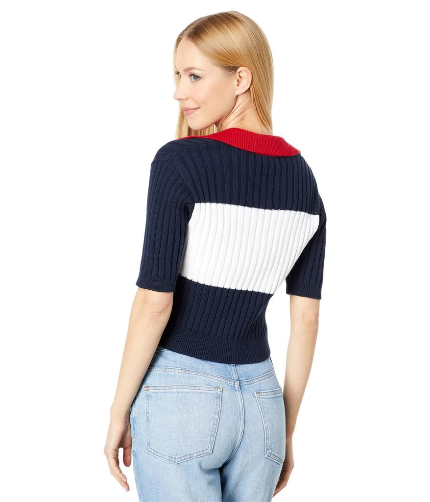 商品Tommy Jeans|Color-Block Crop Polo Sweater,价格¥205,第2张图片详细描述