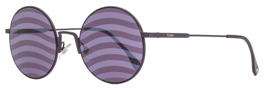 商品Fendi|Fendi Women's Round Sunglasses FF0248S B3VXL Dark Violet 53mm,价格¥950,第2张图片详细描述