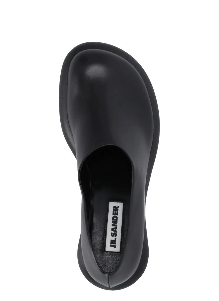 商品Jil Sander|Jil Sander Leather Mules With Heel,价格¥3814,第4张图片详细描述