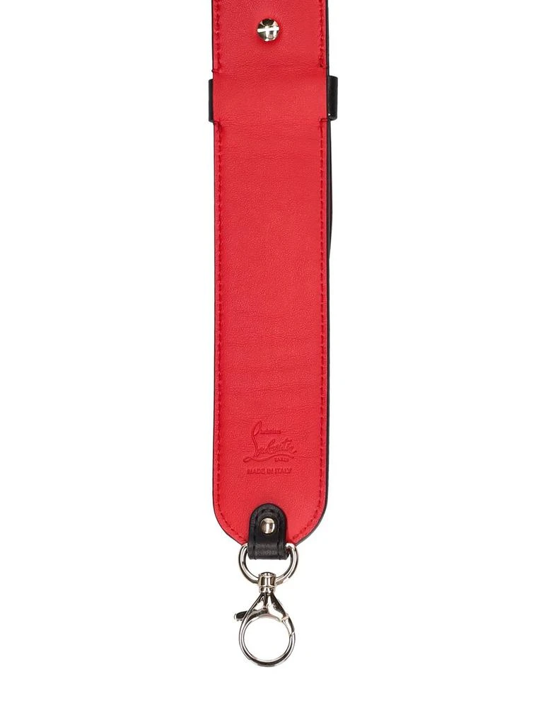 商品Christian Louboutin|Printed Logo Leather Shoulder Strap,价格¥935,第1张图片详细描述