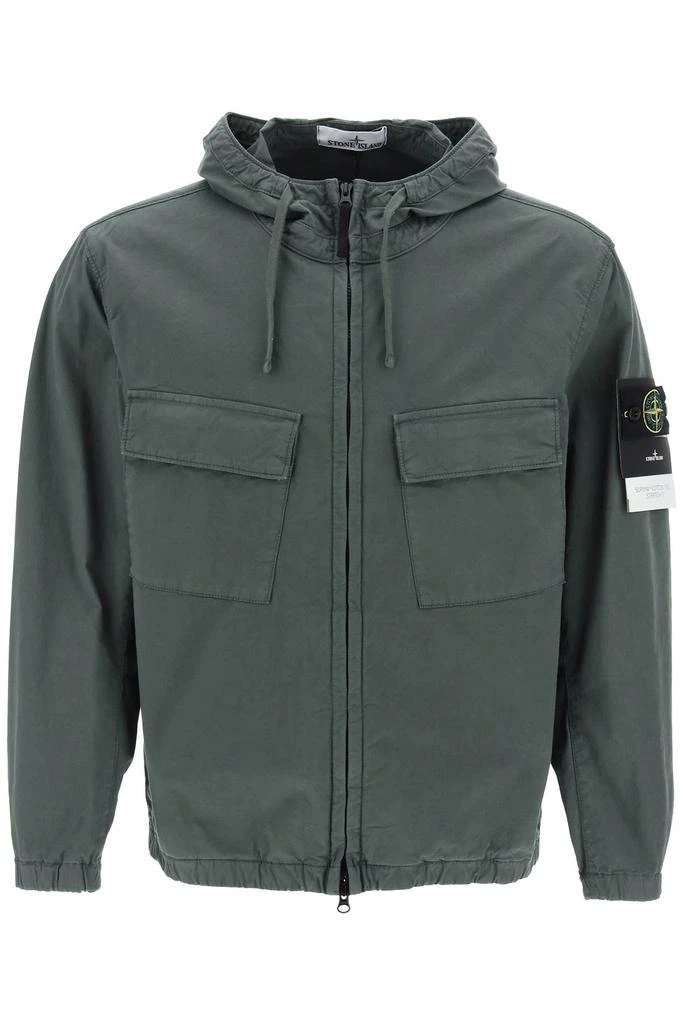 商品Stone Island|supima cotton twill stretch-tc jacket,价格¥2249,第1张图片