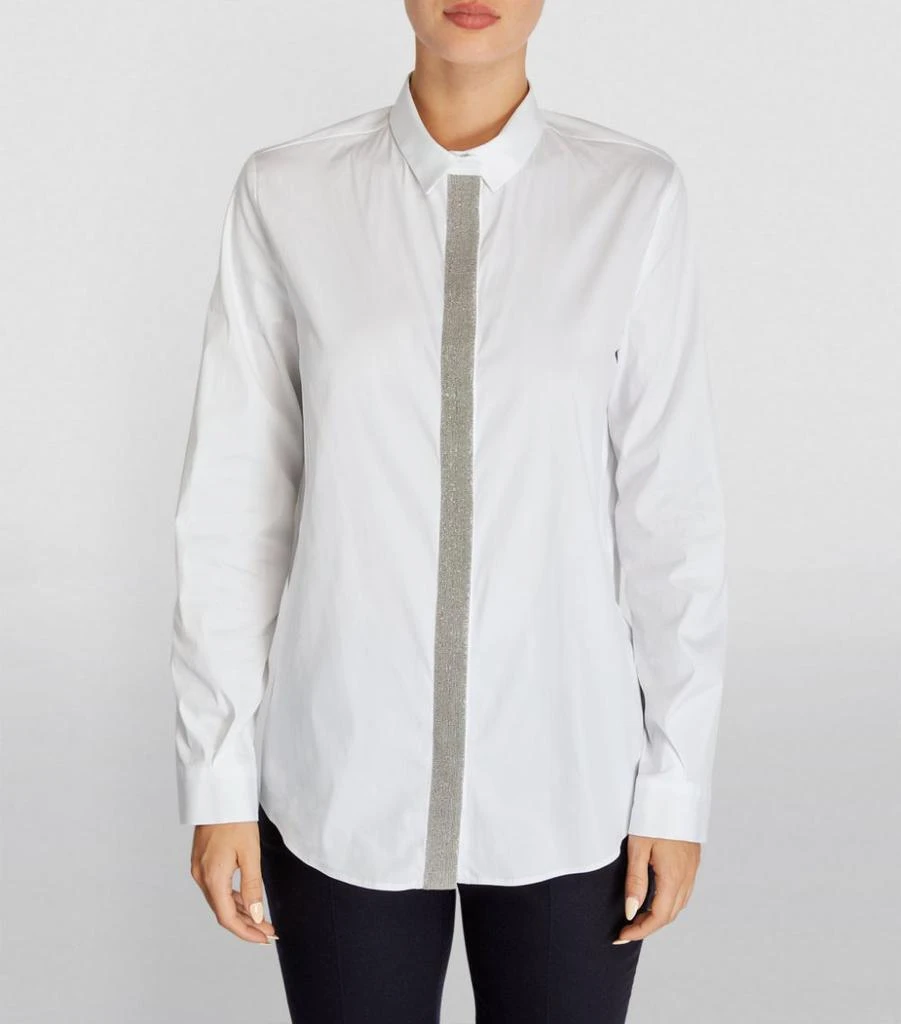 商品Fabiana Filippi|Cotton-Blend Embellished Shirt,价格¥3946,第3张图片详细描述