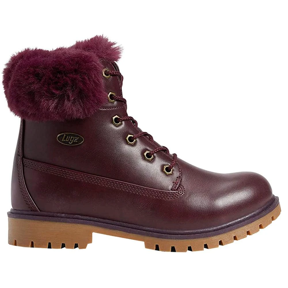 商品Lugz|Rucker Hi Faux Fur Lace Up Boots,价格¥344,第1张图片