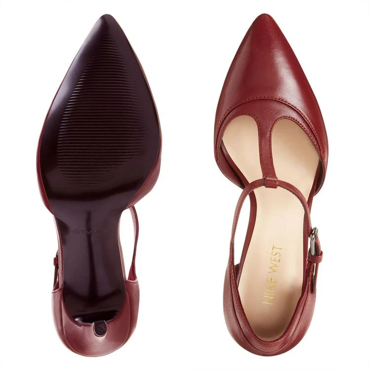 商品Nine West|Tatum d'Orsay T-Strap Pumps,价格¥371-¥445,第5张图片详细描述