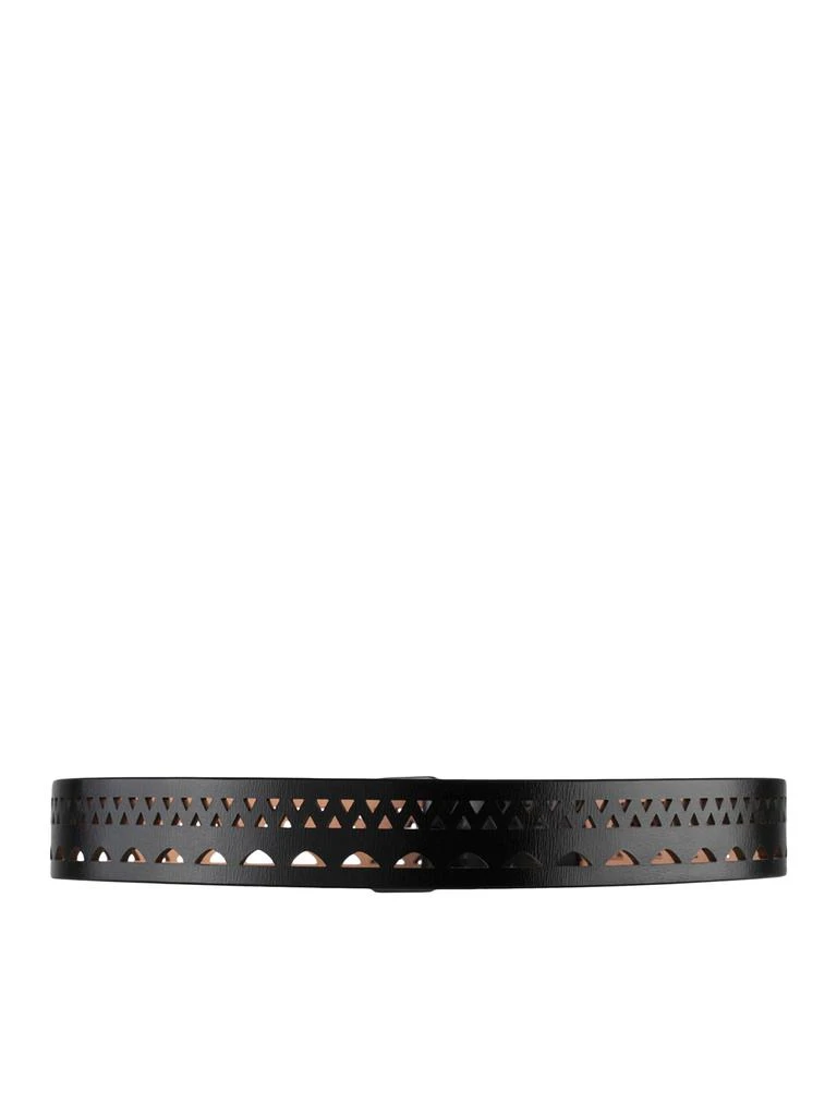 商品Alaïa|THIN BELT MADE OF LUXURY WAVY CALF LEATHER,价格¥4254,第2张图片详细描述