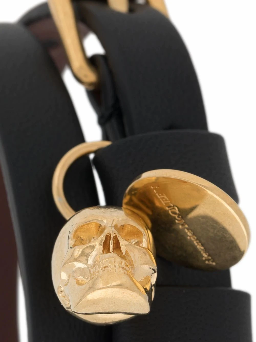 商品【商品预售7天】 Alexander McQueen|Alexander McQueen 女士手链手镯 630990ASD0O1000 黑色,价格¥1259,第6张图片详细描述