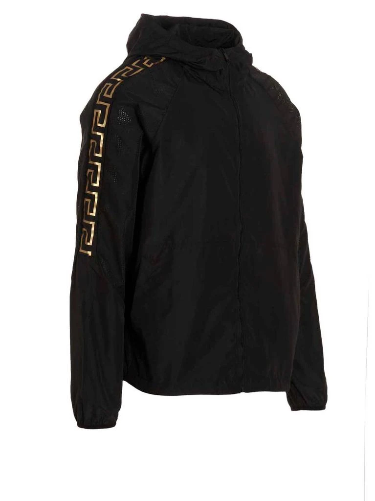 商品Versace|Versace La Greca Detailed Zip-Up Hooded Jacket,价格¥2370,第3张图片详细描述