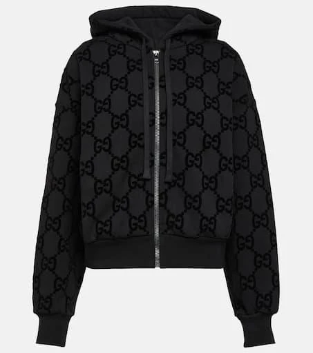 商品Gucci|GG棉质抓绒帽衫,价格¥16287,第1张图片