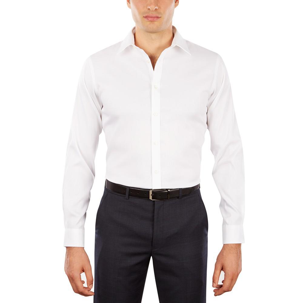 商品Tommy Hilfiger|Men's Fitted TH Flex Performance Solid Dress Shirt,价格¥215,第5张图片详细描述