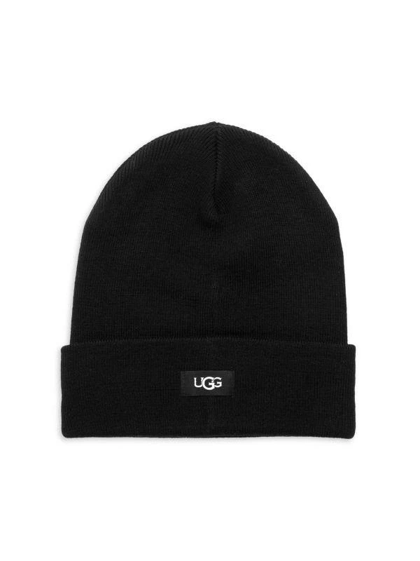 商品UGG|Ribbed Logo Beanie,价格¥326,第1张图片