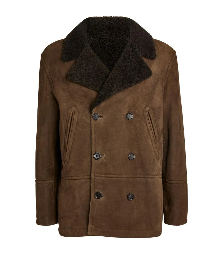 商品Yves Salomon|Lambskin Suede Coat,价格¥25554,第1张图片