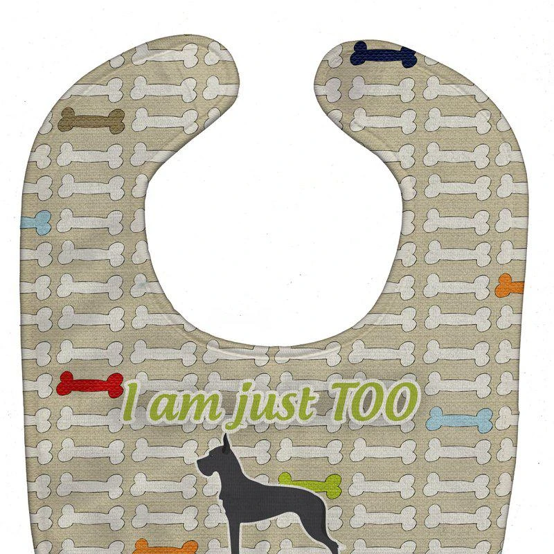 商品Caroline's Treasures|Great Dane Dog Gone Cute Baby Bib,价格¥83,第1张图片