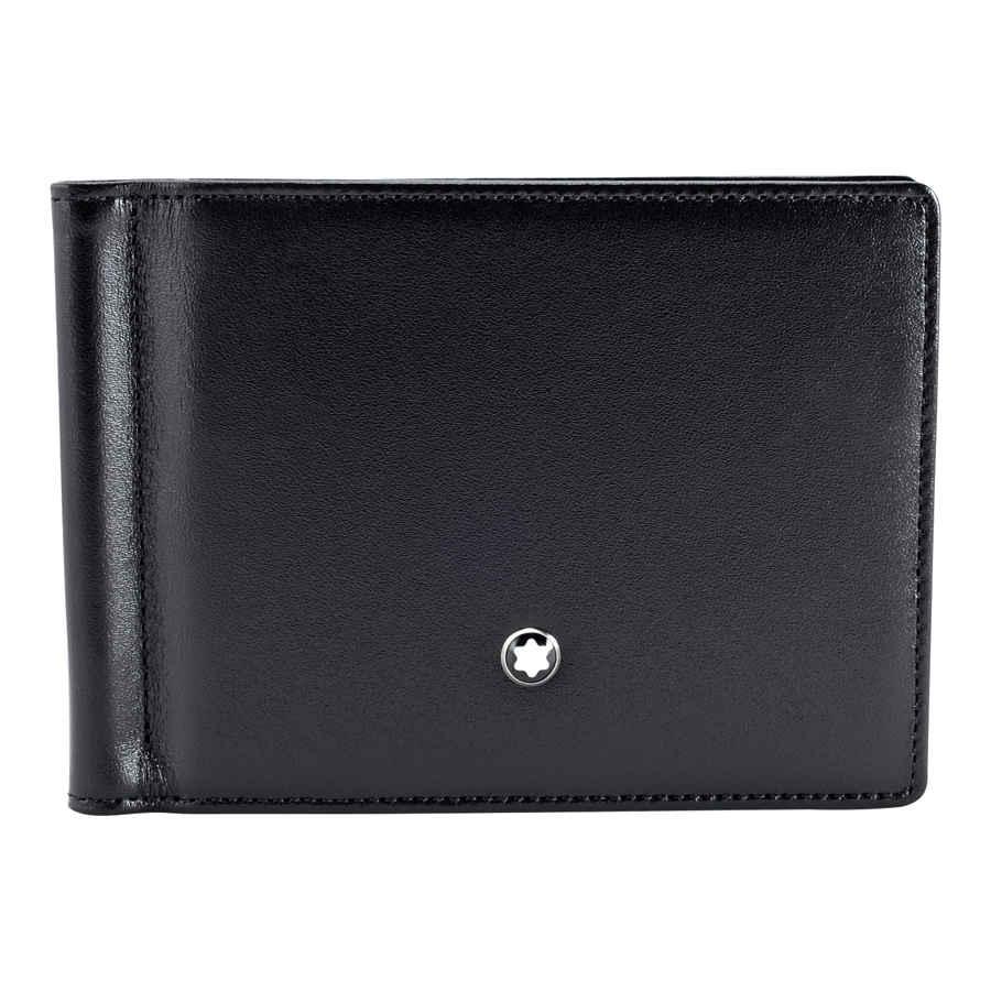 MontBlanc Meisterstuck 6 CC Mens Leather Wallet with Money Clip商品第1张图片规格展示