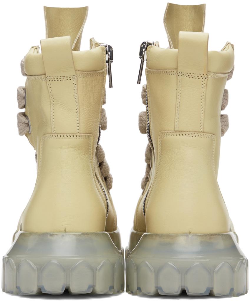 Rick Owens]Rick Owens男靴|Off-White Jumbo Laced Bozo Tractor Boots