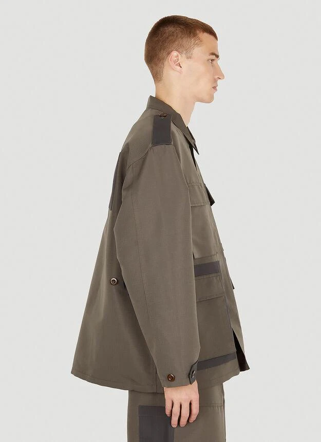 商品Acne Studios|Ripstop Jacket in Grey,价格¥3378,第3张图片详细描述