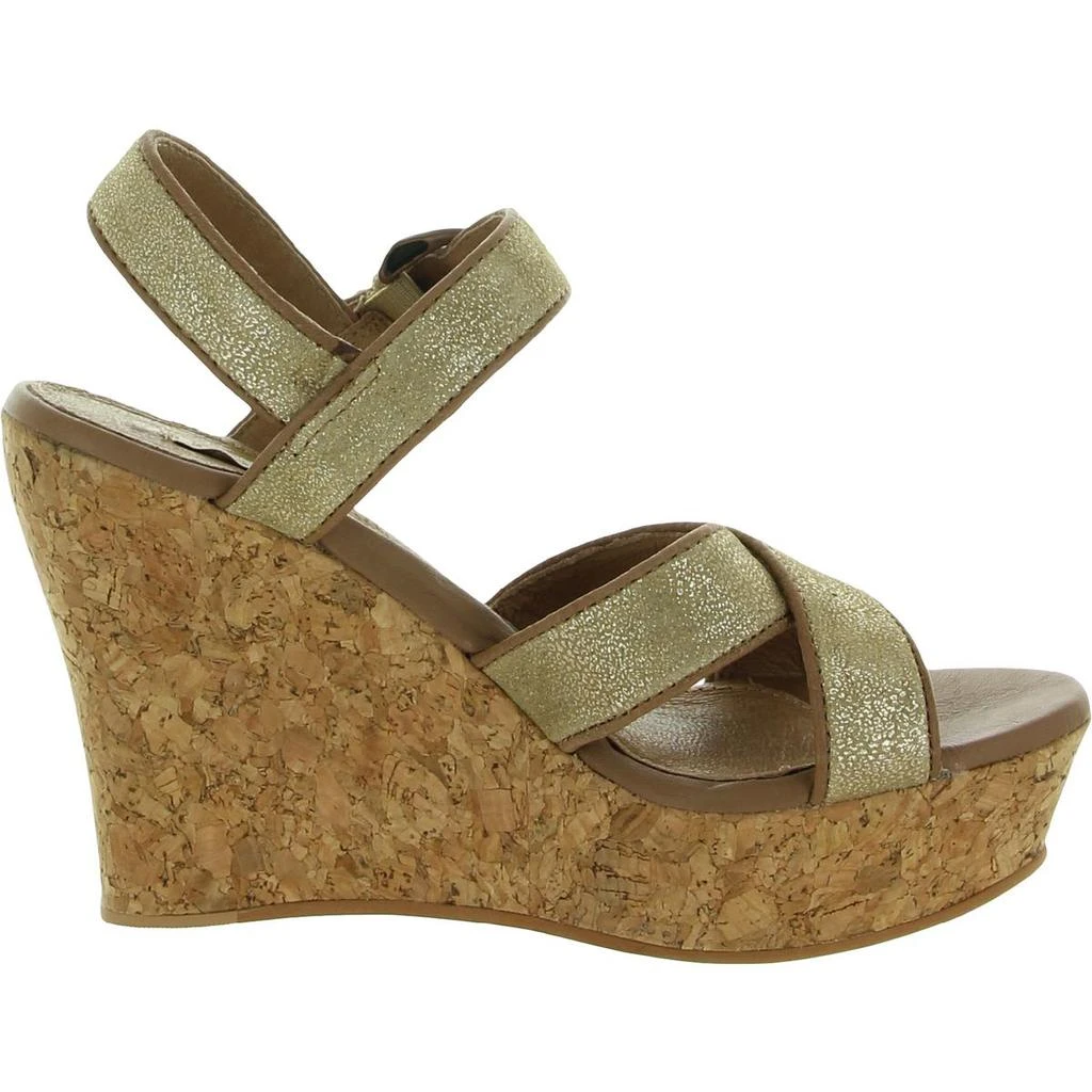 商品UGG|Ugg Womens Jazmine Suede Shimmer Wedge Sandals,价格¥169,第2张图片详细描述