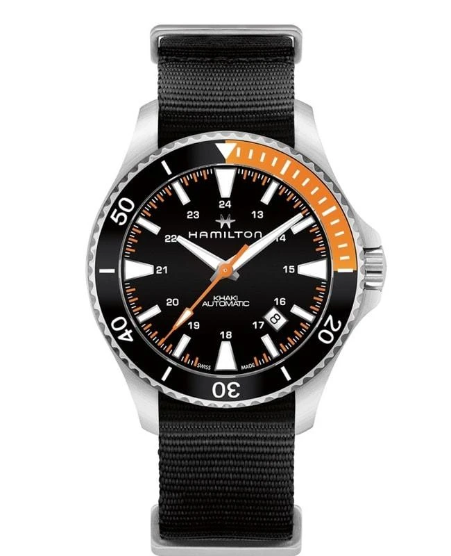 商品Hamilton|Hamilton Khaki Navy Scuba Auto Men's Watch H82305931,价格¥5072,第1张图片