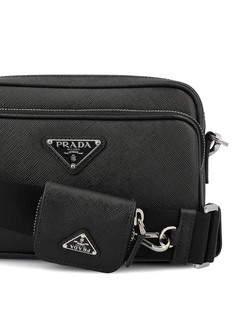 商品Prada|Prada Triangle-Logo Zipped Shoulder Bag,价格¥19230,第4张图片详细描述