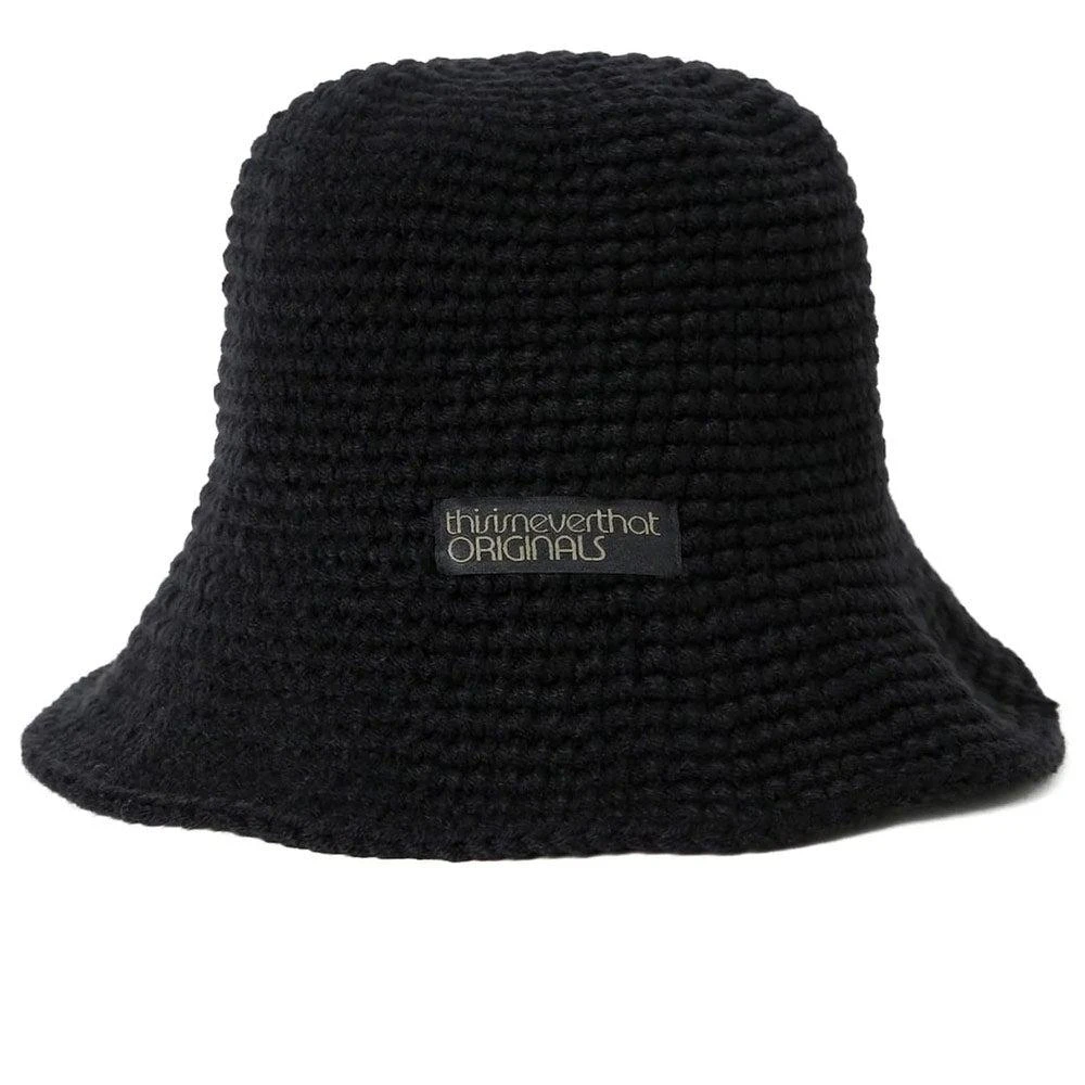 商品thisisneverthat|Knitted Bucket Hat 'Black',价格¥209,第1张图片