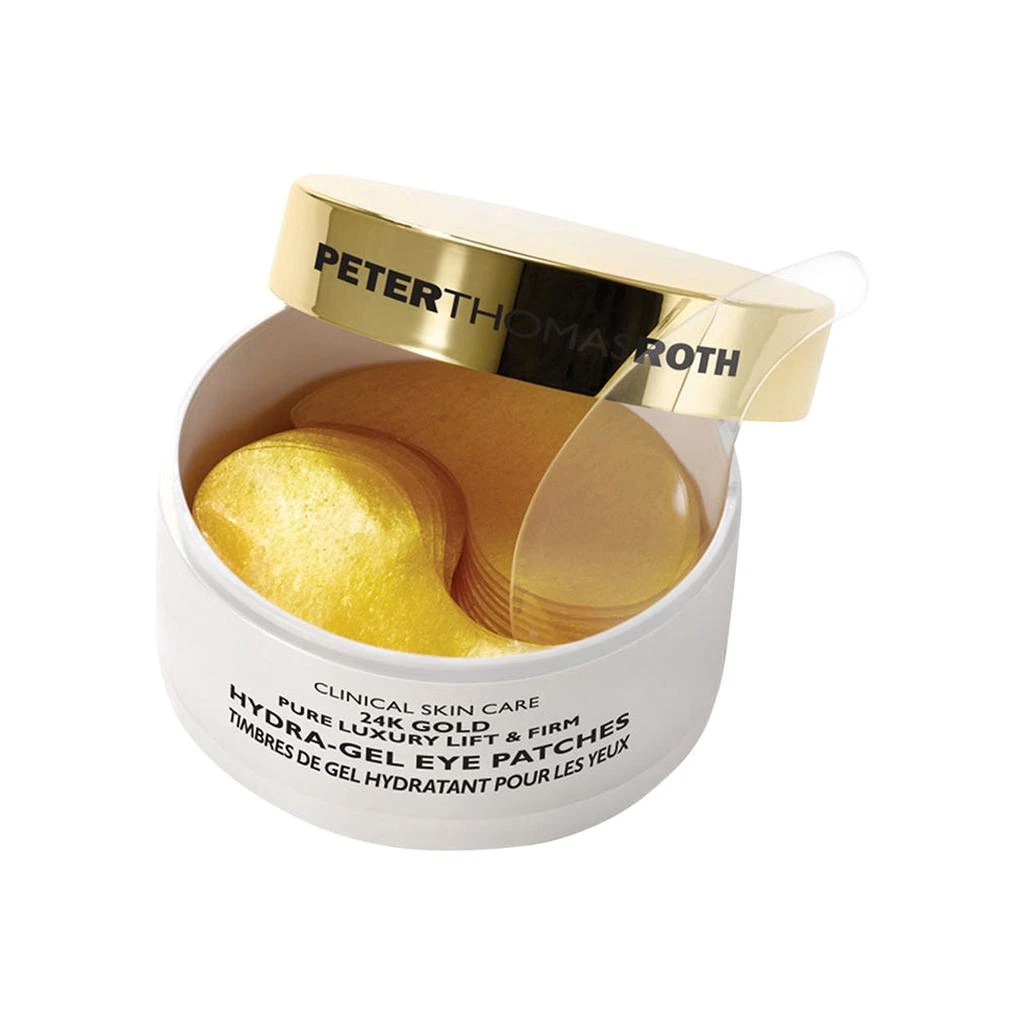 商品Peter Thomas Roth|24k Gold Pure Luxury Lift and Firm Hydra gel Eye Patches,价格¥559,第1张图片