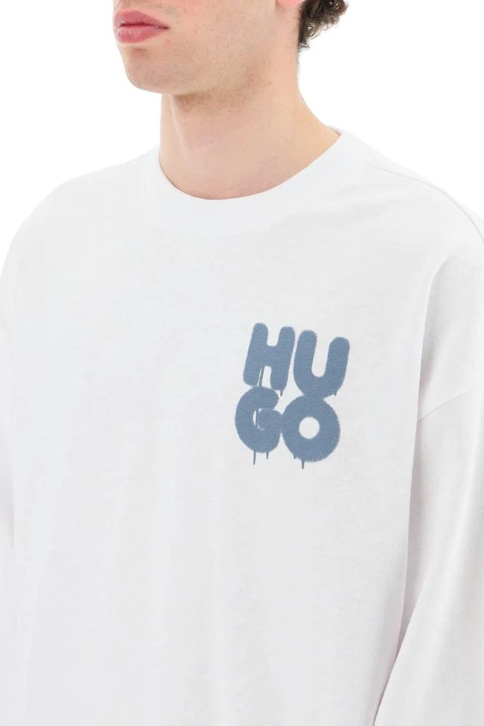 商品Hugo Boss|GRAFFITI LOGO 'DARAZ' SWEATSHIRT,价格¥400,第5张图片详细描述