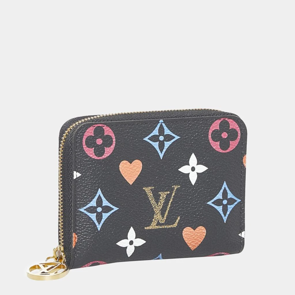 商品[二手商品] Louis Vuitton|Louis Vuitton Black Canvas Monogram Game On Zippy Coin Wallet,价格¥6837,第2张图片详细描述