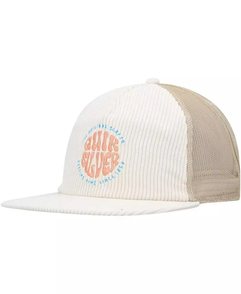 商品Quiksilver|Men's Cream Coasteeze Trucker Snapback Hat,价格¥240,第1张图片