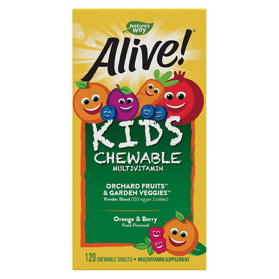 商品Alive!|Nature's Way Alive! 儿童综合维生素嚼片,价格¥130,第1张图片