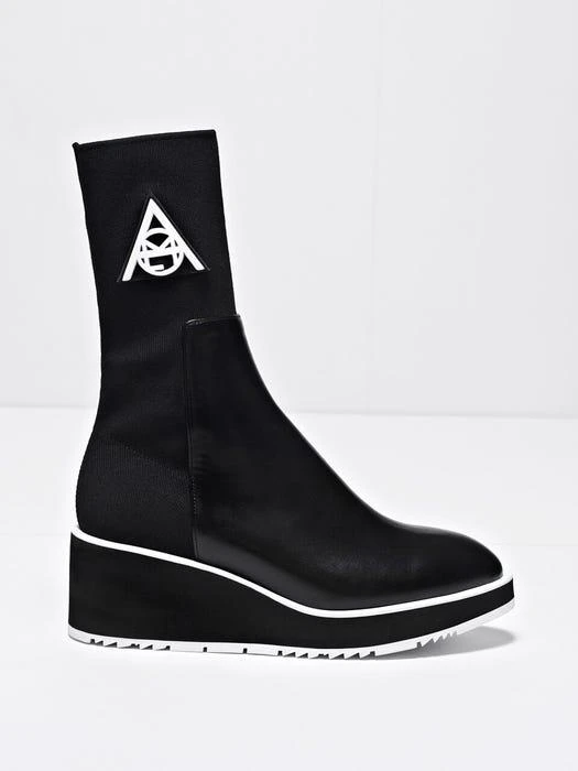 商品MODERN ALCHEMIST|Project 3 Re-Tro Socks Boots - Black,价格¥2674,第3张图片详细描述