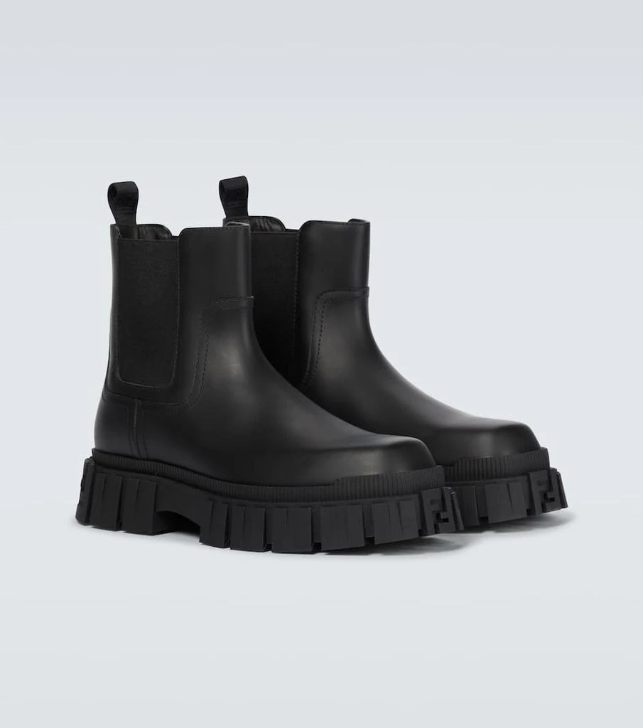 商品Fendi|Leather Chelsea boots,价格¥7416,第5张图片详细描述