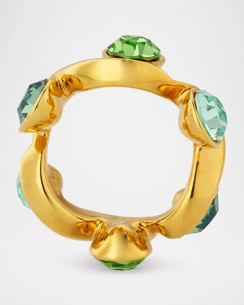 商品Oscar de la Renta|Crystal Wave Ring,价格¥1959,第4张图片详细描述