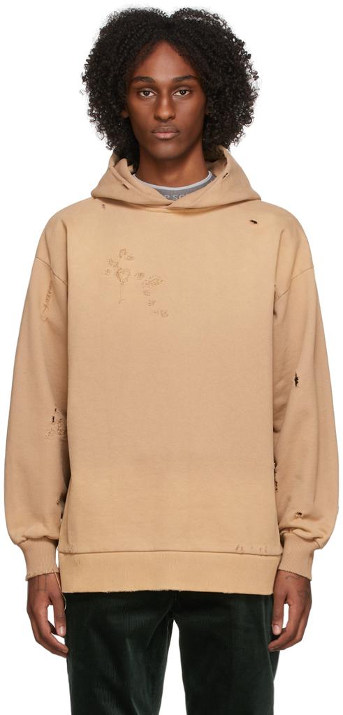 Tan Fikka Vintage Hoodie商品第1张图片规格展示