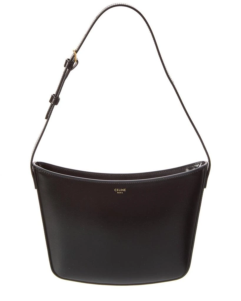 商品Celine|CELINE Croque Medium Leather Hobo Bag,价格¥12713,第1张图片